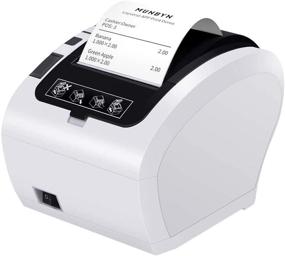 img 4 attached to MUNBYN POS Receipt Printer for Windows, Mac, Chromebook, Linux PC - 80mm Receipt Printer with USB & Ethernet Port for POS - Auto-Cutter High-Speed Printing - Compatible with Cash Drawer - ESC/POS Support - Model ITPP047