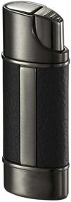 img 4 attached to 🔥 Visol Piccolo: Luxury Leather and Gunmetal Wind-Resistant Torch Flame Lighter