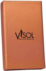 img 1 attached to 🔥 Visol Piccolo: Роскошная кожа и покрытие из оружейного металла, ветрозащитный факелный зажигалка.