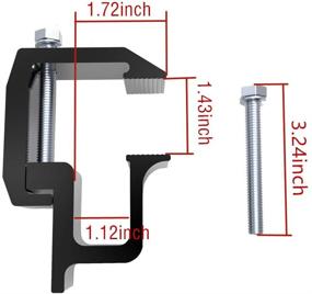 img 2 attached to 🔧 4 шт. крепежных зажима для Chevy Silverado Sierra 1500 2500 3500, Dodge Dakota Ram 1500 2500 3500, F150 F250, Titan, Tundra Truck Caps и Camper Shells