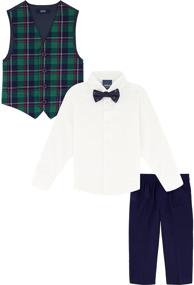 img 2 attached to 👔 IZOD Little Boys' Dress Suit Set - 4 Piece Medium Boys' Clothing for Suits & Sport Coats