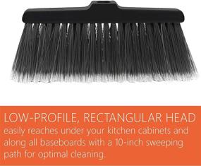 img 2 attached to Fuller Brush Kitchen Broom Head: Heavy Duty Floor Sweeper with Fine Long Bristles, Made in USA