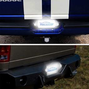 img 1 attached to 🚗 MbuyDIY LED License Plate Light Lamp Assembly for 1994-2001 Dodge Ram 1500 2500 3500 Pickup Truck - Pack of 2, 6000K White