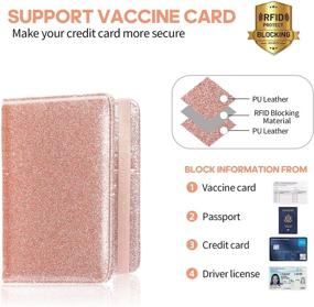 img 2 attached to MCmolis Обложка для паспорта Vaccine Card