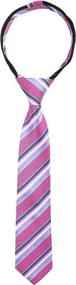 img 3 attached to 👔 Stylish and Convenient: Spring Notion Pre Tied Zipper Checkered Boys' Neckties - The Perfect Accessories