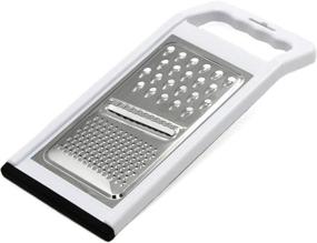 img 4 attached to Chef Craft Select Stainless Steel Grater, 5 x 11 inch, Single Piece, White