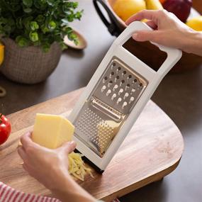 img 3 attached to Chef Craft Select Stainless Steel Grater, 5 x 11 inch, Single Piece, White