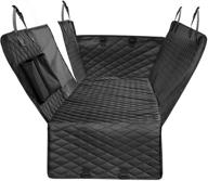 🐶 honest dog car seat covers with mesh window - waterproof & nonslip pet seat cover for backseat in cars, trucks, and suvs logo