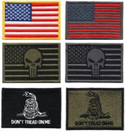 american tactical military embroidered backing logo