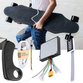 img 3 attached to Enhance Your Skateboarding Experience with the DIY Electric Skateboard ESC Kit: 10S 36V Longboard Controller + Dual Motors ESC Substitute + Remote Control