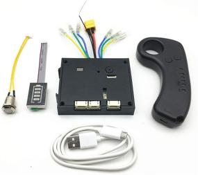 img 4 attached to Enhance Your Skateboarding Experience with the DIY Electric Skateboard ESC Kit: 10S 36V Longboard Controller + Dual Motors ESC Substitute + Remote Control