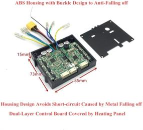 img 2 attached to Enhance Your Skateboarding Experience with the DIY Electric Skateboard ESC Kit: 10S 36V Longboard Controller + Dual Motors ESC Substitute + Remote Control