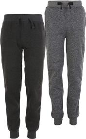 img 1 attached to 👖 ONE POINT Boys' Athletic Joggers Sweatpants - Premium Pants for Active Kids