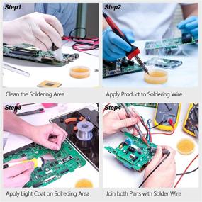 img 1 attached to 🔧 Lead-Free Soldering Flux Paste Jars - 2 Jars Solder Flux for Electronics DIY, Rosin Soldering Flux for Improved Soldering (1.2oz/35g Each)