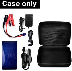 img 3 attached to Durable Travel Case for Halo Bolt 58830/ 57720 mWh Portable Charger and Car Jump Starter – Convenient Storage Bag with Mesh Pocket for AC Outlet, Car Charger, and Accessories