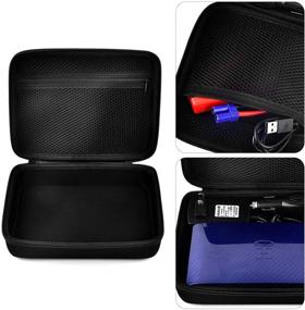 img 1 attached to Durable Travel Case for Halo Bolt 58830/ 57720 mWh Portable Charger and Car Jump Starter – Convenient Storage Bag with Mesh Pocket for AC Outlet, Car Charger, and Accessories