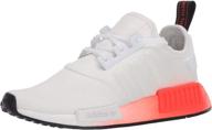 adidas originals unisex kids nmd_r1 white logo