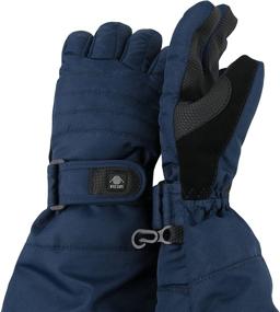 img 3 attached to N'Ice Caps Little Kids 100g Thinsulate Elbow Length Waterproof Snow Gloves: Warm & Dry Protection for Children