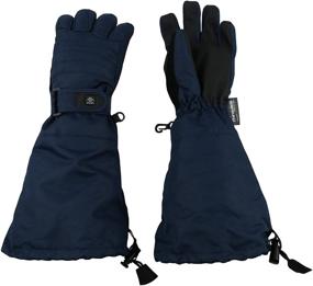 img 4 attached to N'Ice Caps Little Kids 100g Thinsulate Elbow Length Waterproof Snow Gloves: Warm & Dry Protection for Children