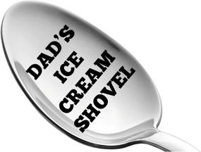 img 4 attached to 🍨 Engraved Dad's Ice Cream Shovel - Practical and Sturdy Stainless Steel Spoon