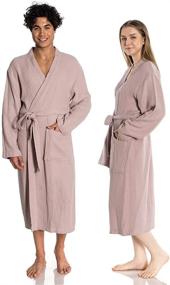 img 3 attached to Bathrobe Turkish Absorbent Natural Garment Women's Clothing in Lingerie, Sleep & Lounge