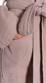 img 2 attached to Bathrobe Turkish Absorbent Natural Garment Women's Clothing in Lingerie, Sleep & Lounge