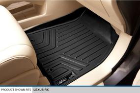 img 2 attached to Find the Perfect Fit: SMARTLINER Custom Floor Mats Set for 2013-2015 Lexus RX350/RX450h - All-Weather Protection in Sleek Black Design