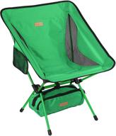 🪑 yizi go portable camping chair - compact ultralight folding backpacking chairs, small collapsible foldable packable lightweight backpack chair for outdoor, camping, picnic, hiking - inclusive carrying bag логотип