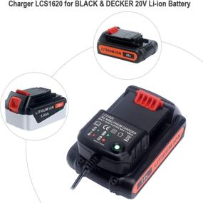 img 3 attached to 🔌 Elefly LCS1620 20V Lithium Battery Charger, Compatible with Black & Decker 20V Lithium Battery - LBXR20 LBX20 LB20 LBXR20-OPE LBX4020 LB2X4020 LBXR2020-OPE