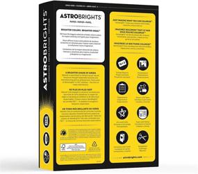 img 3 attached to Neenah Astrobrights Colored Cardstock Solar Yellow – 8.5” x 11”, 250 Sheets (65 lb/176 GSM, 21738)