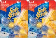 lemon soft scrub 4-in-1 toilet care rim hanger, 1.76 ounce (pack of 2) logo