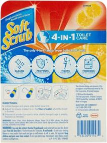 img 1 attached to Lemon Soft Scrub 4-in-1 Toilet Care Rim Hanger, 1.76 Ounce (Pack of 2)