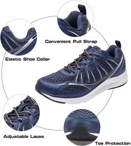 img 2 attached to MAINCH Men's Walking Breathable Fashion Sneakers: Unbeatable Comfort and Style