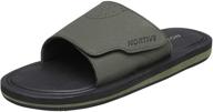 nortiv memory comfort lightweight men's sandals: optimized shoes for enhanced comfort logo