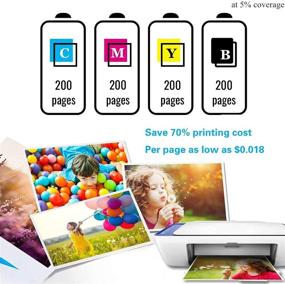 img 1 attached to JoyPrinting LC-3011 Ink Cartridges: High-Quality Compatible Brother LC3011 3011 for MFC-J491DW MFC-J497DW MFC-J690DW MFC-J895DW Printer, 5-Pack (2 Black, 1 Cyan, 1 Magenta, 1 Yellow)