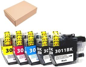 img 4 attached to JoyPrinting LC-3011 Ink Cartridges: High-Quality Compatible Brother LC3011 3011 for MFC-J491DW MFC-J497DW MFC-J690DW MFC-J895DW Printer, 5-Pack (2 Black, 1 Cyan, 1 Magenta, 1 Yellow)