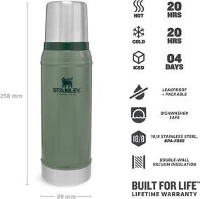 img 2 attached to Stanley Classic Vacuum Bottle Hammertone Outdoor Recreation in Camping & Hiking