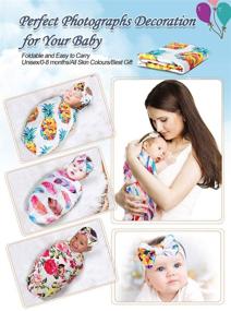 img 2 attached to 👶 Плед для новорожденных Feather-XL с ободком - невероятно мягкий унисекс пеленальный плед для малышей - идеальные подарки для мальчиков и девочек