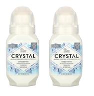 набор дезодоранта crystal roll-on - 2,25 унции, пакет из 2 шт.: натуральная, длительная защита логотип