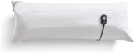 🌡️ stay cozy and relieve aches with the sunbeam psn1pbp-z800-41i00 heated body pillow - 1000 grams, white logo