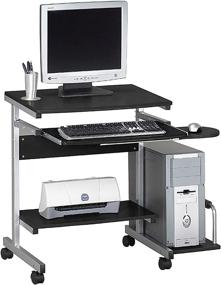 img 1 attached to 💻 Safco Soho Computer Workstation: Charcoal/Gray Efficiency and Style Combined