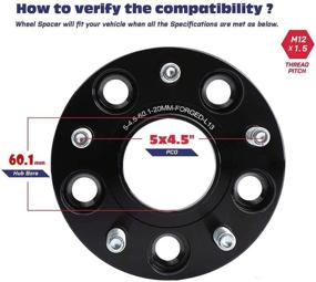 img 3 attached to 🔧 Колесные адаптеры с центрированием втулки (20мм, 5x114.3) для TC XB, ES300 350, GS300 350 430, IS250 300 350, LS400 430 460, RC300 350, Camry Highlander Tacoma (4шт, цилиндрическое отверстие 60.1 мм, резьба 12X1.5мм)