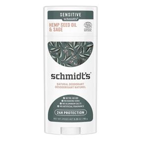 img 4 attached to 🌿 Schmidt's Aluminum-Free Natural Deodorant: Sage + Vetiver for Sensitive Skin, 24H Odor Protection, Vegan & Cruelty-Free, 3.25 oz