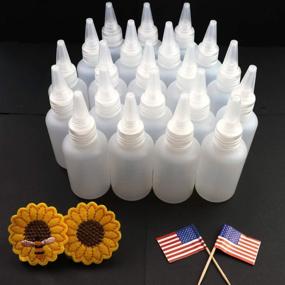 img 1 attached to 🎨 Heatoe 20 Pack 2oz Squeeze Bottles - A Versatile Set for Crafts, Art, Glue, and More!