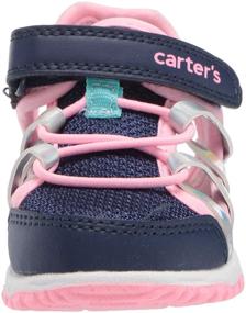 img 3 attached to Carters Girls Monroe Hook Sandal Boys' Shoes