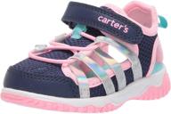 carters girls monroe hook sandal boys' shoes logo