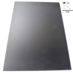 img 2 attached to 🔥 Premium Quality Plain Matte Carbon Fiber Sheet - 150X125X2 Dimension | Lightweight & Durable Design