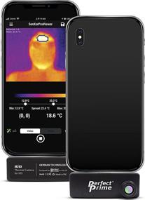 img 3 attached to IR203 Infrared Thermal Imager Camera with 4800 Pixels, -40~752°F, 15Hz, Perfect for iOS Mobile Phone