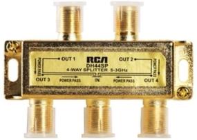 img 1 attached to 🔌 RCA DH44SP Signal Splitter: 4-Way High Bandwidth Solution for 2.4GHz Signals