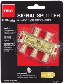 img 2 attached to 🔌 RCA DH44SP Signal Splitter: 4-Way High Bandwidth Solution for 2.4GHz Signals